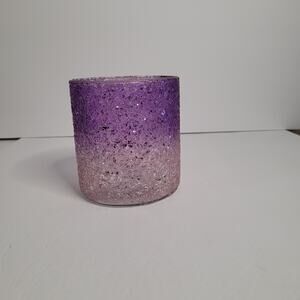 Teleflora Radiant Reverie Purple Shimmering Cylinder Vase